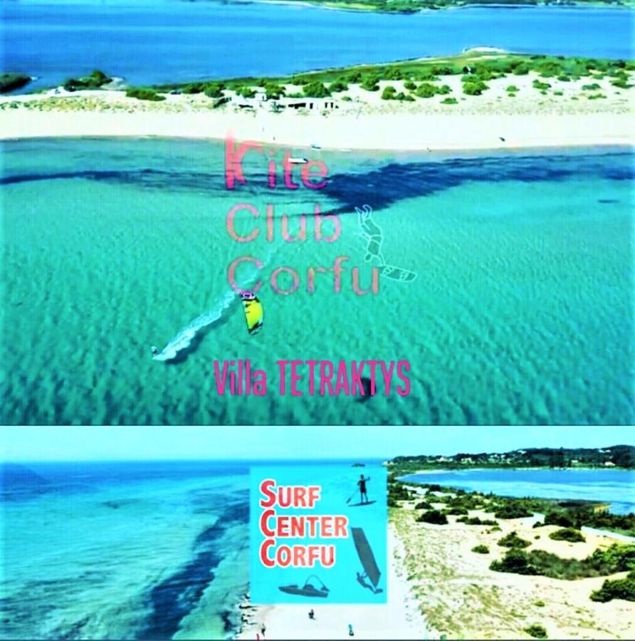 Tetraktys Estate Beachside Υδωρ Ágios Matthaíos Dış mekan fotoğraf